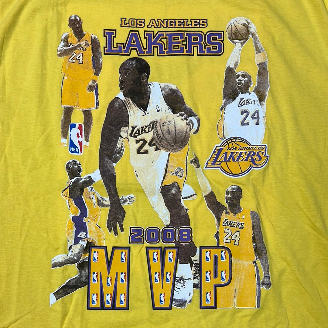 Vintage 2008 Kobe Bryant MVP Double Sided T-Shirt XL