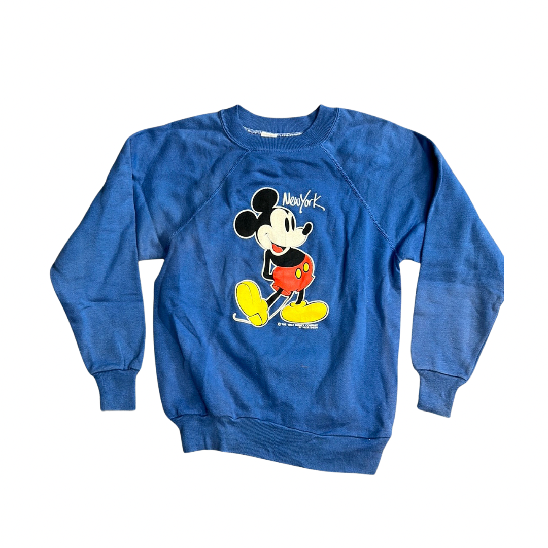 Vintage Kids Disney Mickey Mouse Sweatshirt YTH 14-16