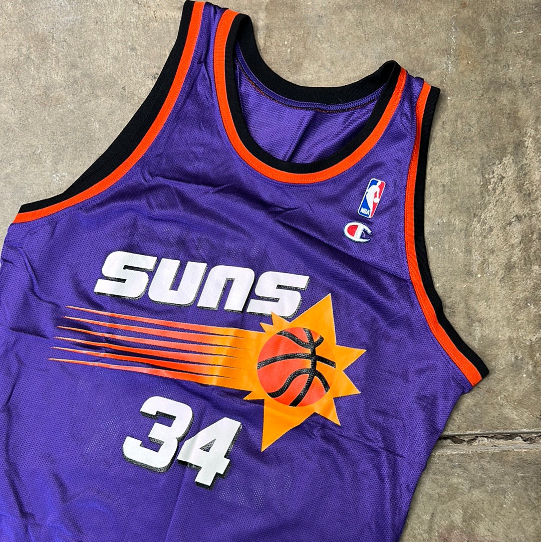 Vintage Phoenix Suns Charles Barkley Champion Jersey Size 44