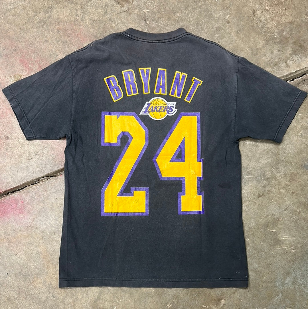 Vintage Kobe Bryant Los Angeles Lakers Double Sided T-Shirt L/XL