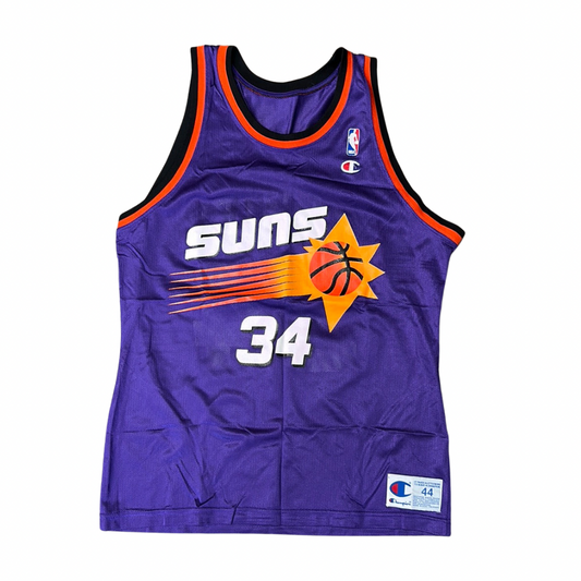 Vintage Phoenix Suns Charles Barkley Champion Jersey Size 44