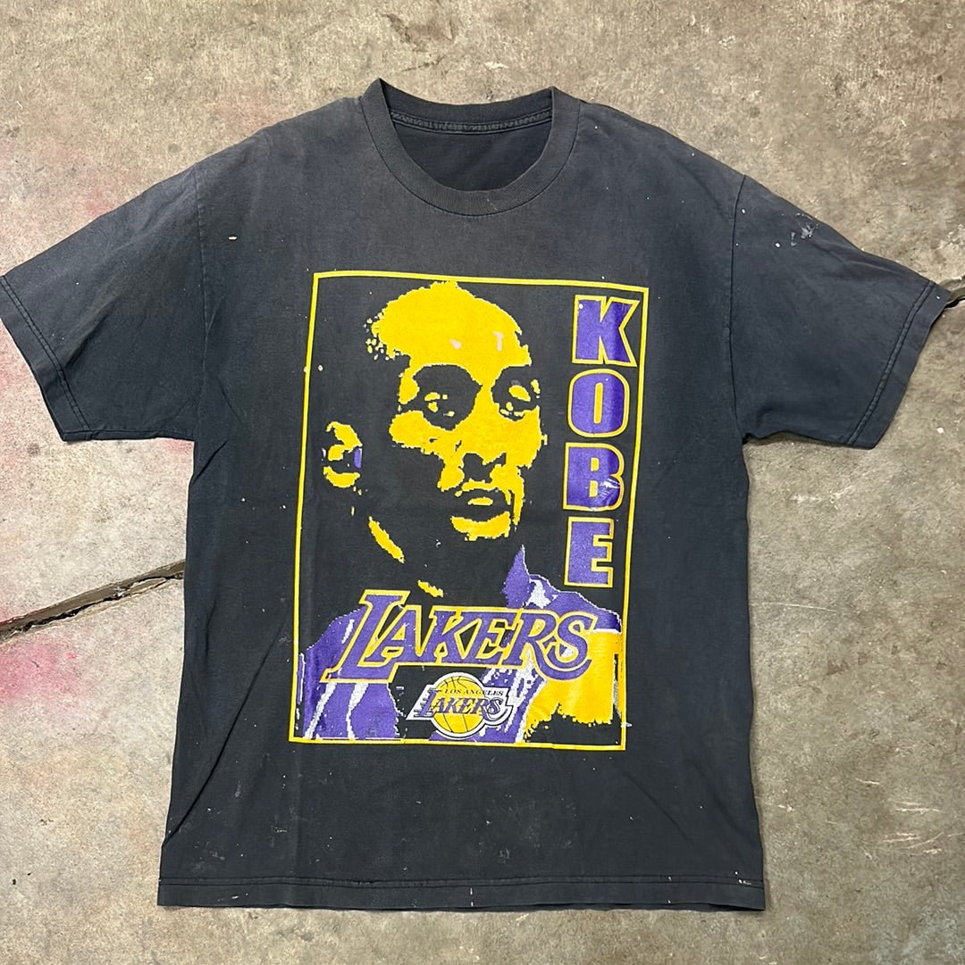 Vintage Kobe Bryant Los Angeles Lakers Double Sided T-Shirt L/XL