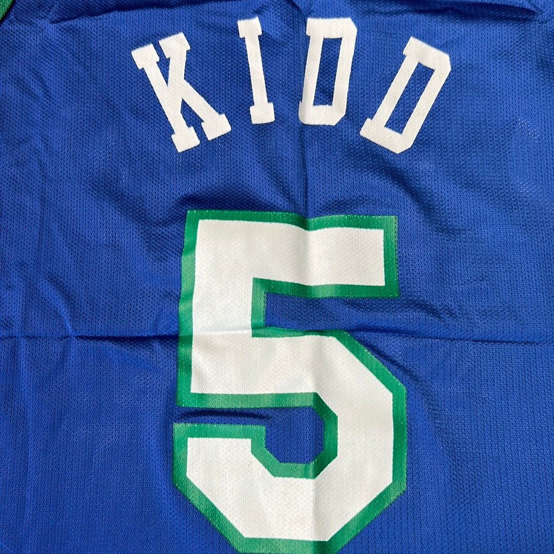 Vintage Dallas Mavericks Jason Kidd Champion Jersey Size 48