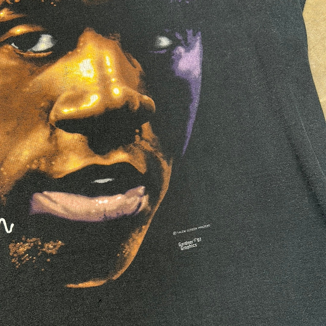 Vintage Big Face Salem Magic Johnson Lakers T-Shirt XL