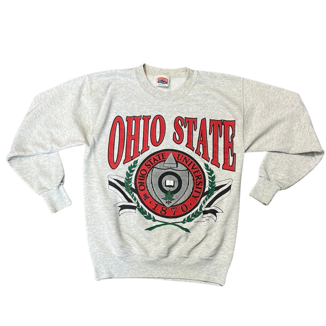 Vintage Nutmeg Ohio State Sweatshirt Grey Medium