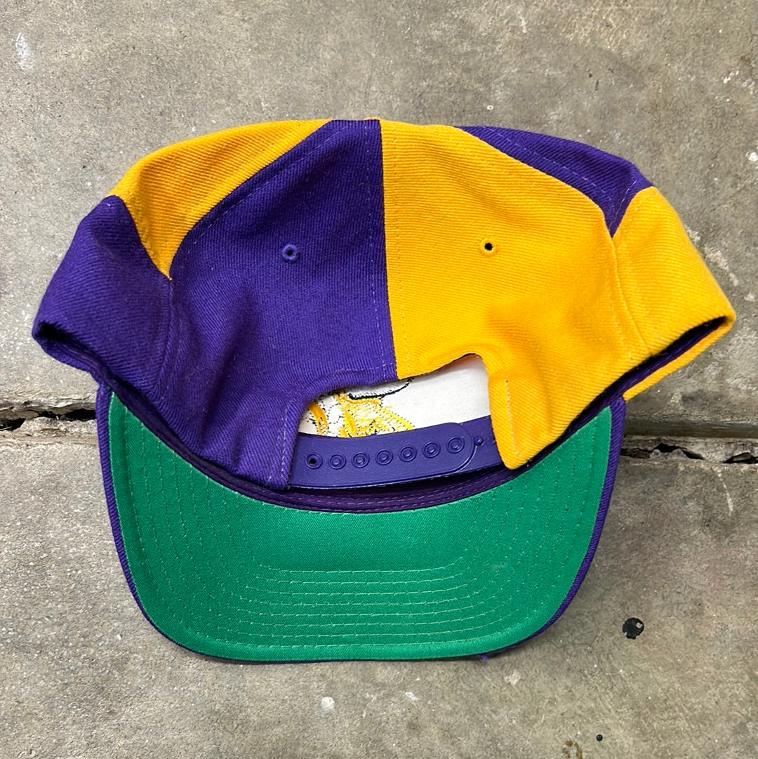 Vintage Minnesota Vikings Cut and Sew Snapback Hat