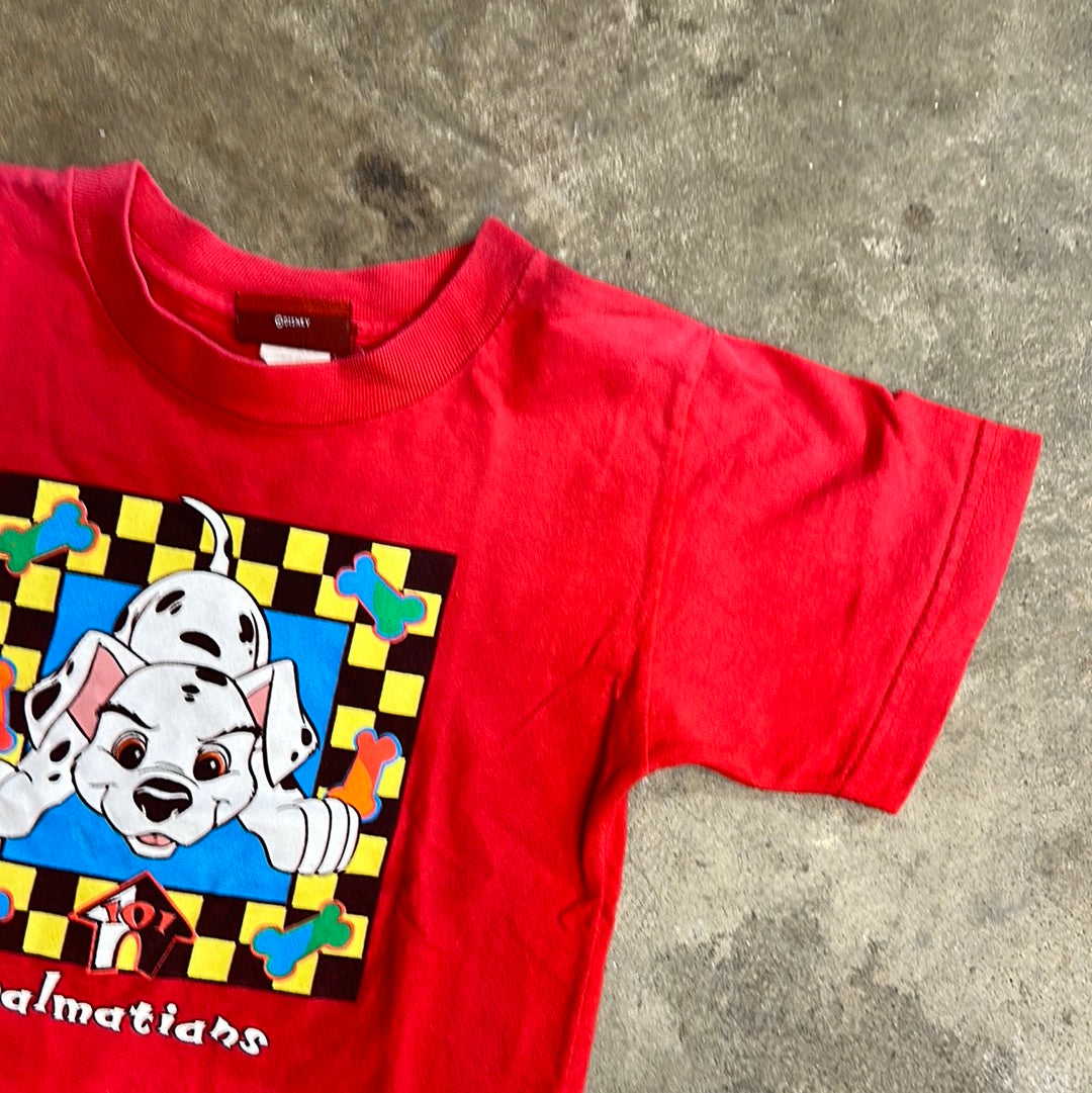 Vintage Kids 101 Dalmatians T-Shirt Size 5/6