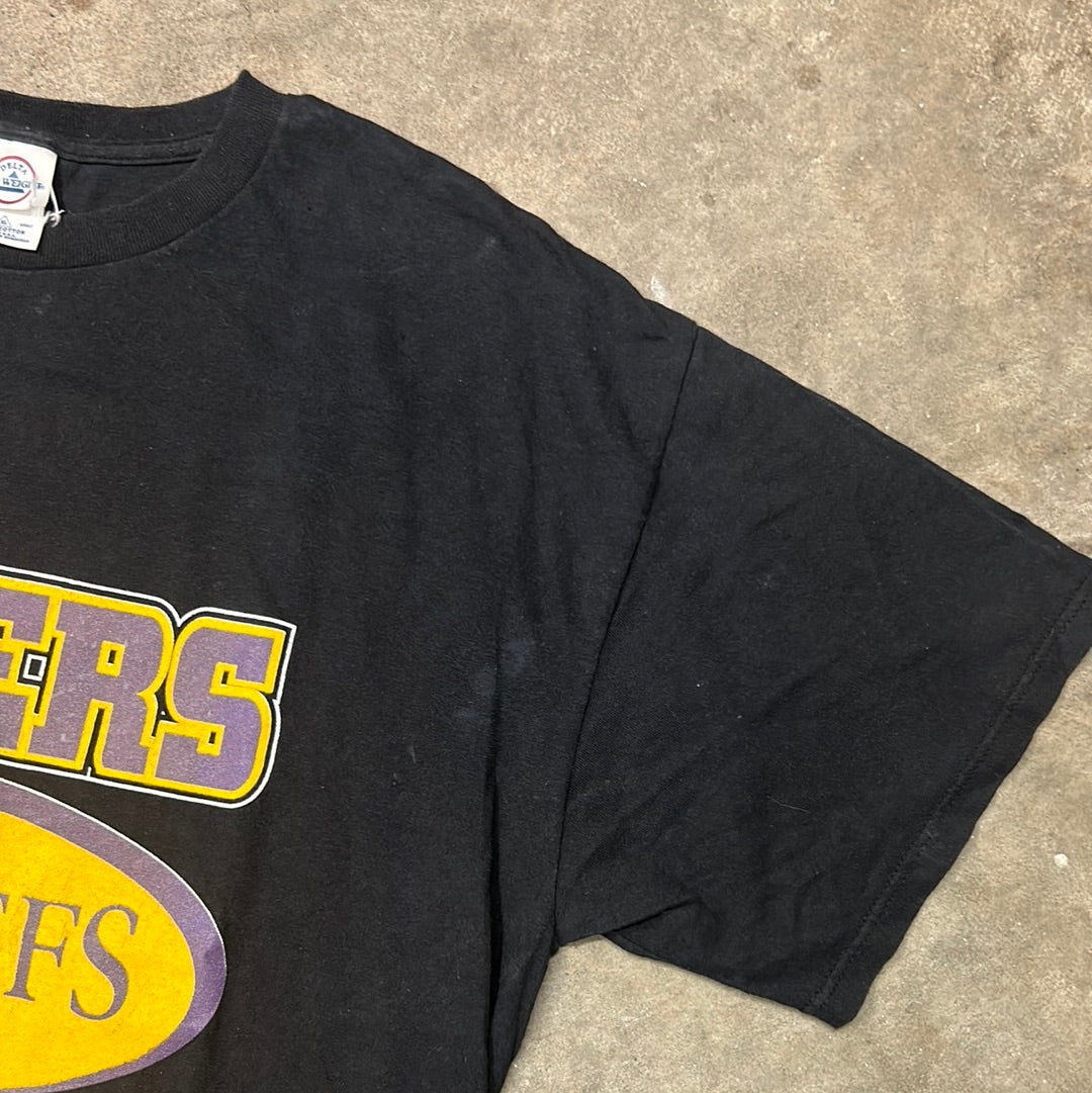 Vintage 2004 Los Angeles Lakers Playoffs Double Sided T-Shirt XL