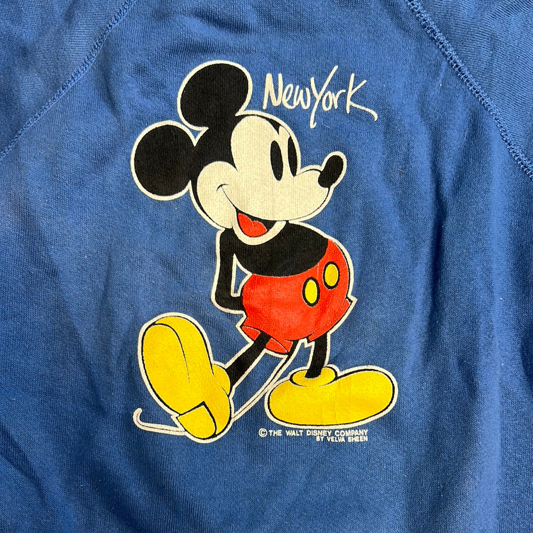 Vintage Kids Disney Mickey Mouse Sweatshirt YTH 14-16