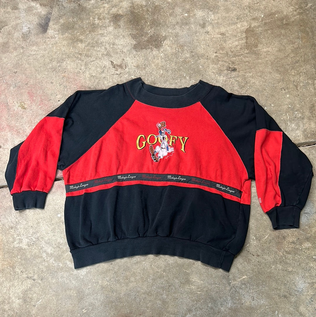 Vintage Disney Goofy Embroidered Sweatshirt XL