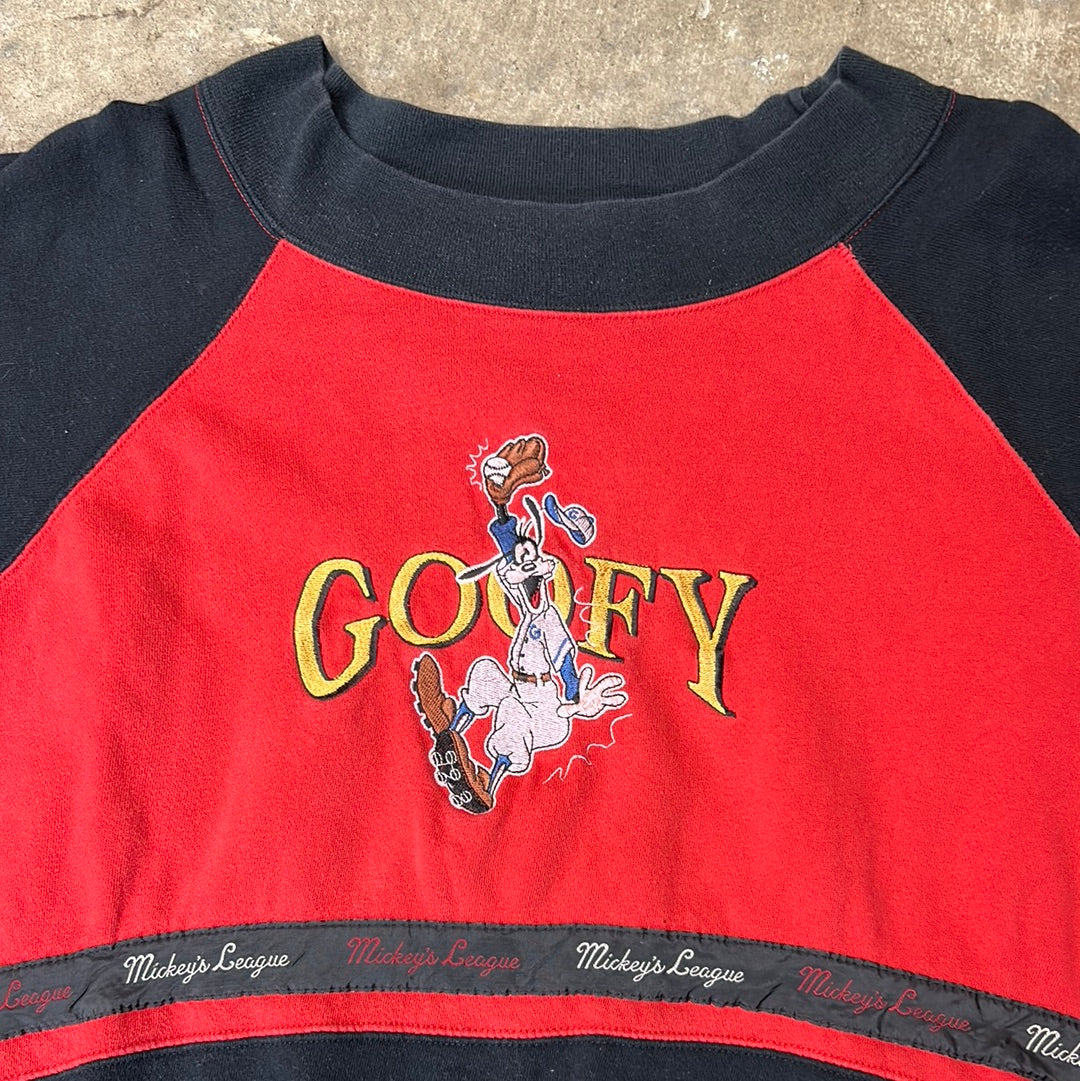 Vintage Disney Goofy Embroidered Sweatshirt XL