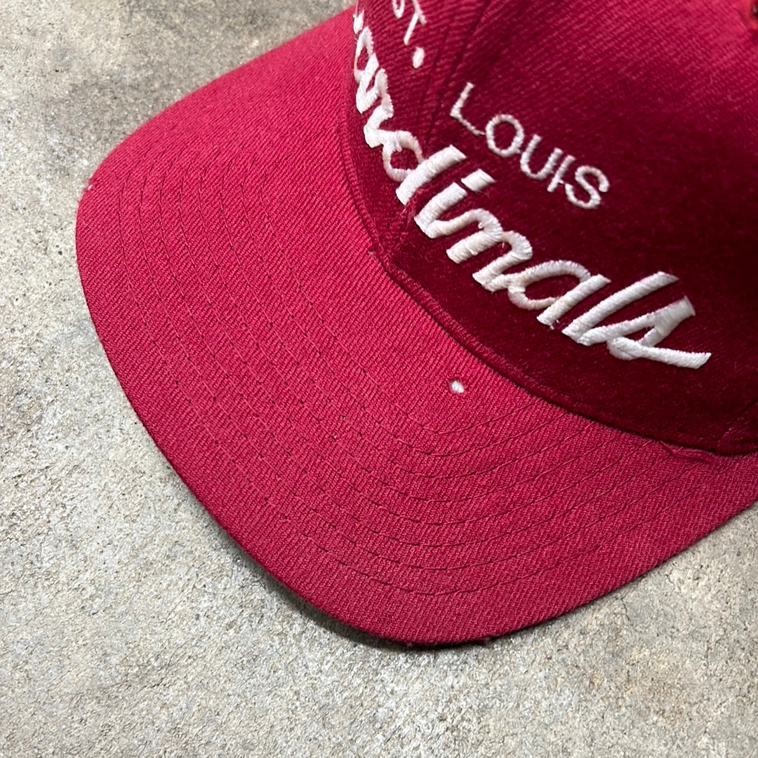 Vintage St. Louis Cardinals Single Line Snapback Hat