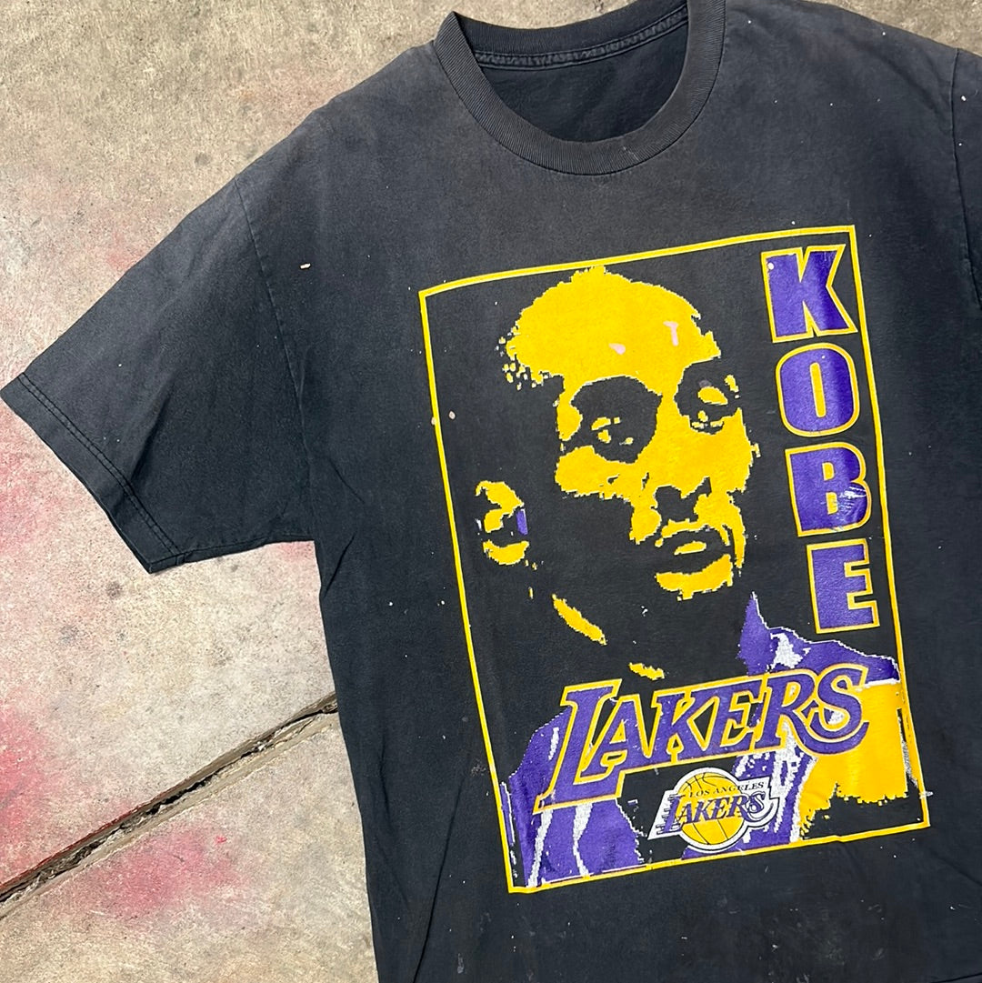 Vintage Kobe Bryant Los Angeles Lakers Double Sided T-Shirt L/XL