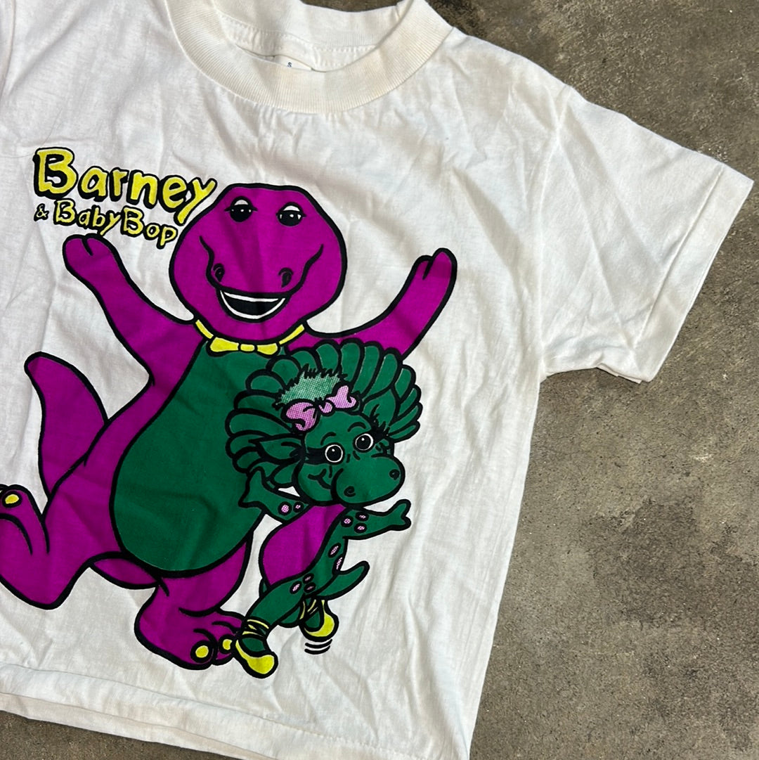 Vintage Kids Barney & Baby Bop T-Shirt Size S