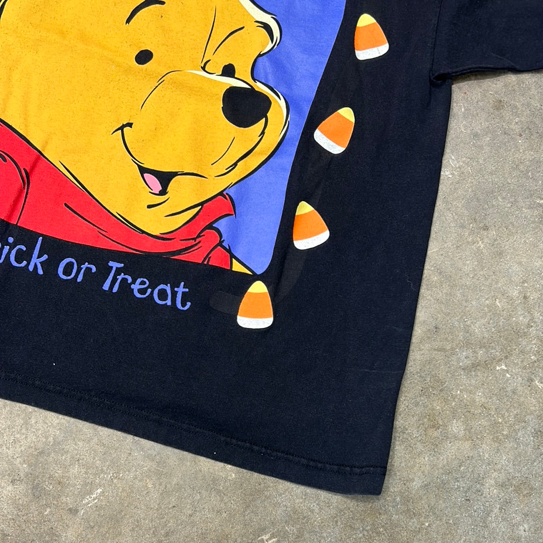 Vintage Disney Winnie the Pooh Halloween Trick or Treat T-Shirt XL