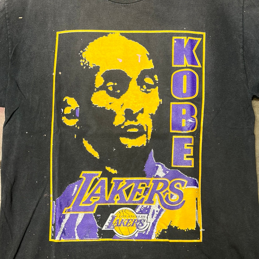 Vintage Kobe Bryant Los Angeles Lakers Double Sided T-Shirt L/XL