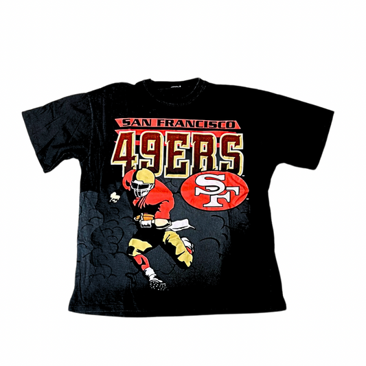 Rare Vintage 49ers T-Shirt Size L (Double sided, Single Stitched)